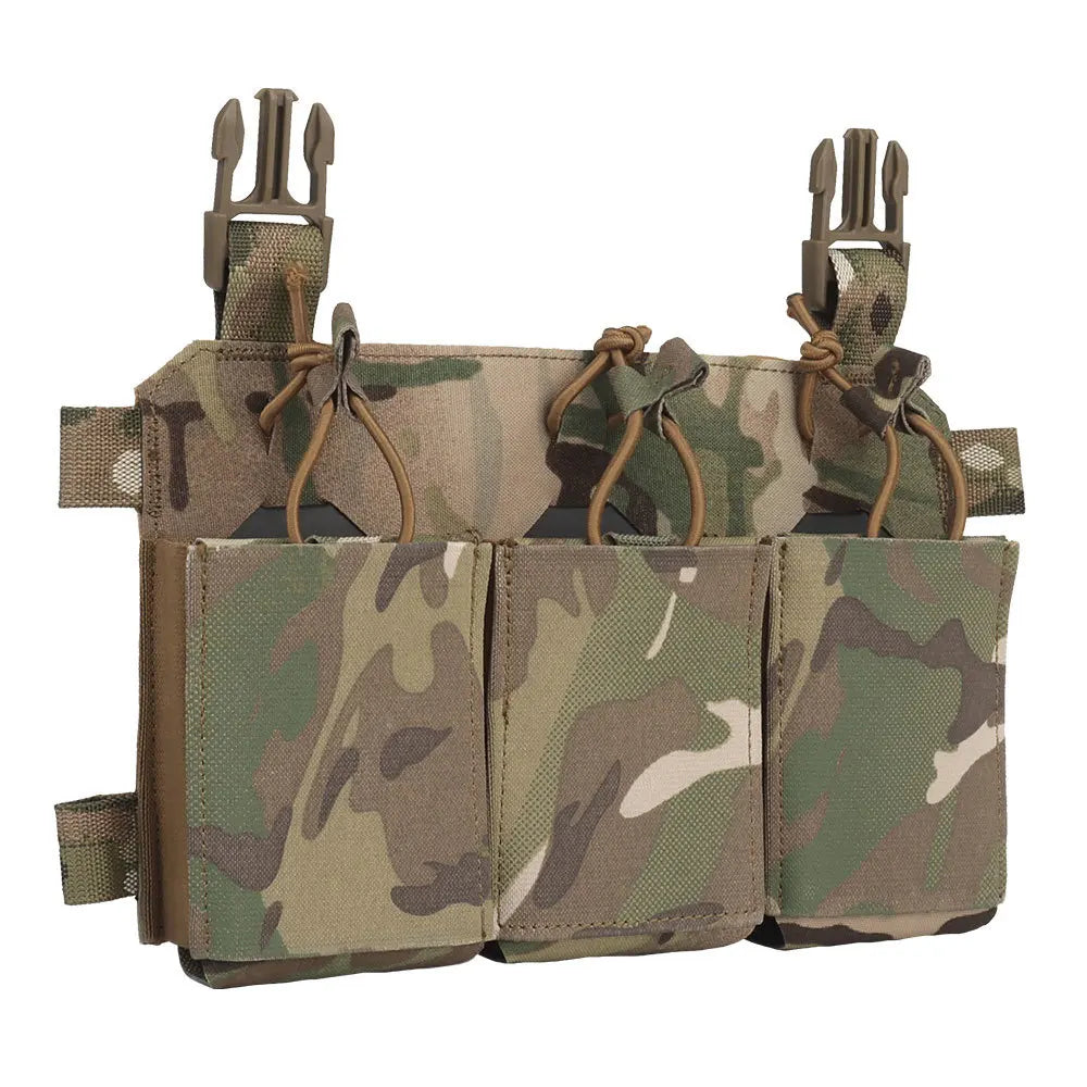 TACTILEOPARD Tactical Triple Rifle Mag Pouch – 5.56 / 7.62 Compatible