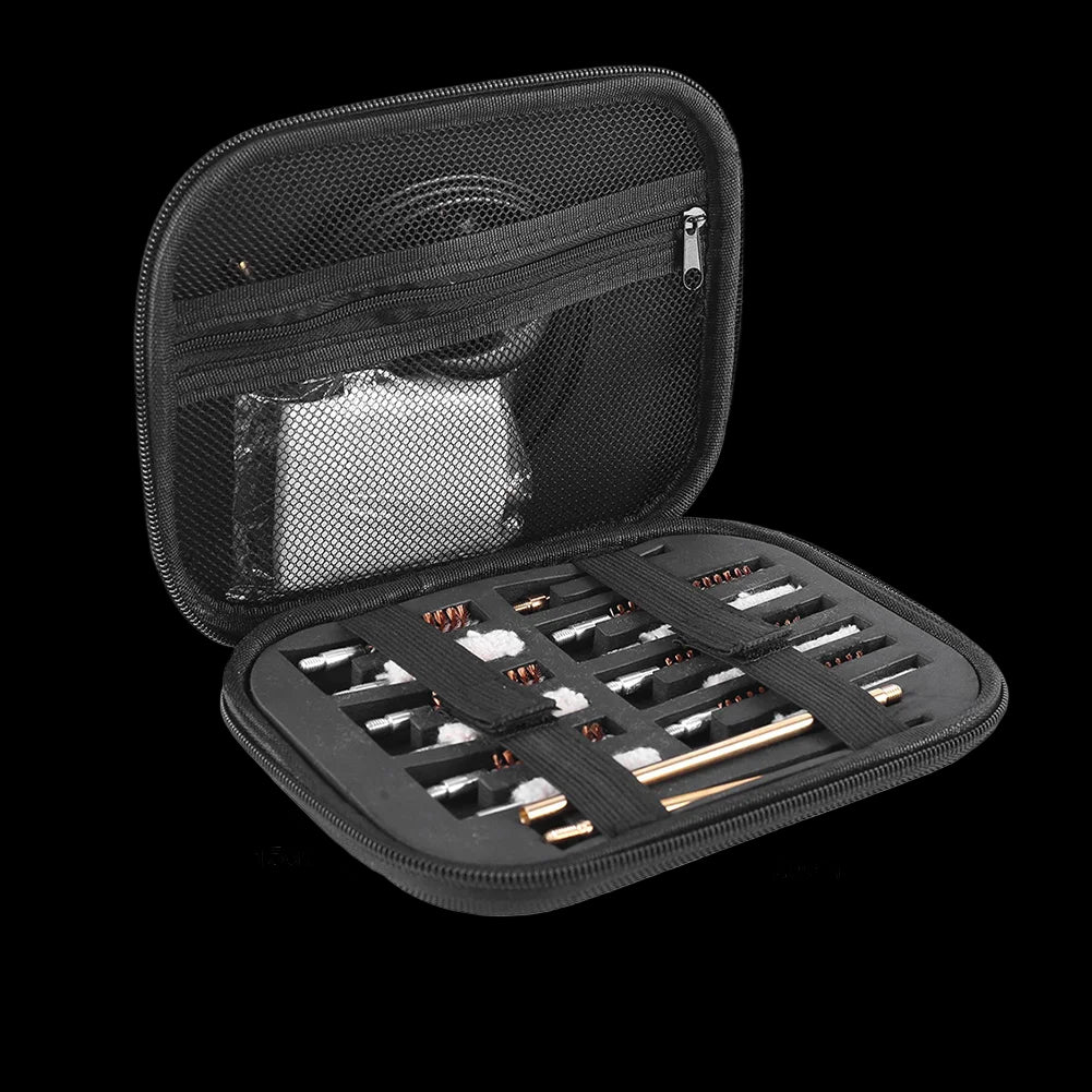 19-Piece Gun Barrel Cleaning Kit – Handgun & Rifle Maintenance Set